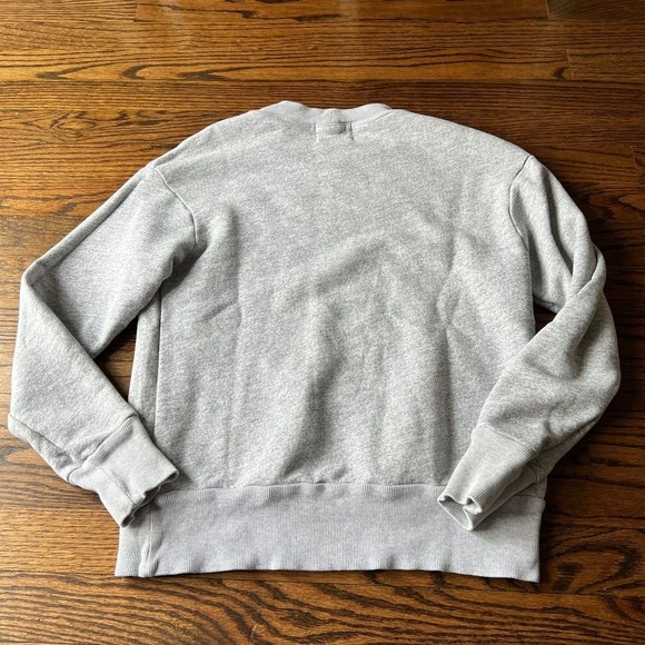 Monrow Stardust Gray Crewneck Sweatshirt - XS - Picture 4 of 10